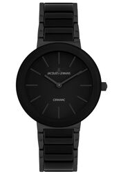 Jacques Lemans Women´s Watch Monaco Special Edition HighTech Ceramic black / IP-black