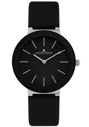 Jacques Lemans Women´s Watch Monaco Special Edition HighTech Ceramic black / Leather-Strap