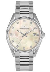 Jacques Lemans Women´s Watch Derby Anniversary Watch 50 Years JACQUES LEMANS Mother of Pearl-Dial / Chrystals