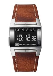 Junghans Mega 1000 Multifrequenz Men´s Watch Leather