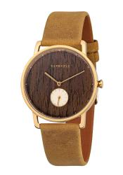 Kerbholz Frida Walnuss Mustard Ladies´ Watch