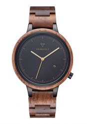Kerbholz Lamprecht Walnut Gold Men´s Watch