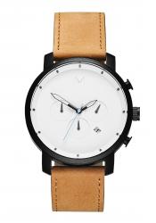 MVMT Men´s Chronograph 45mm White Black Tan