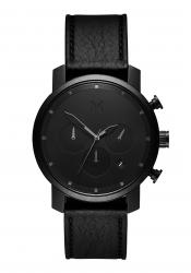 MVMT Men´s Chronograph 40mm Black Leather