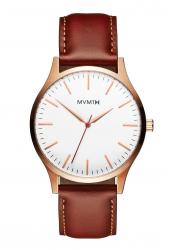MVMT Men´s Watch 40 Series Rose Gold Natural Tan