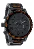 The 51-30 Chrono Matte Black / Dark Tortoise Herrenchronograph