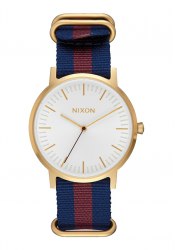 Nixon The Porter Nylon Gold / White / Red