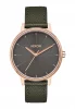 The Kensington Leather Rose Gold / Green