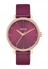 The Kensington Leather Rose Gold / Bordeaux