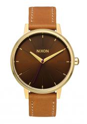 Nixon The Kensington Leather Light Gold / Manuka / Sadd