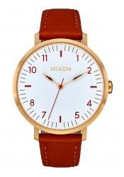 Nixon The Arrow Leather Gold / Red / Saddle