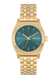 Nixon The Medium Time Teller Light Gold / Turquoise