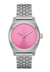 Nixon The Medium Time Teller Silver / Pink