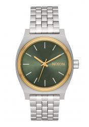 Nixon The Medium Time Teller Silver / Gold / Agave