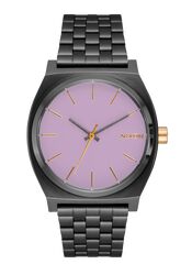 Nixon Medium Time Teller Gunmetal / Lavender / Gold