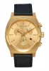 The Time Teller Chrono Leather All Gold / Black