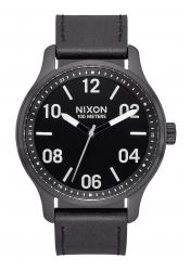 Nixon The Patrol Leather Black / Silver / Black