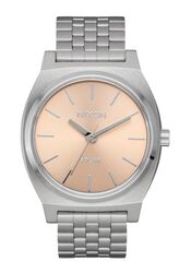 Nixon Time Teller Solar Silver/Salmon