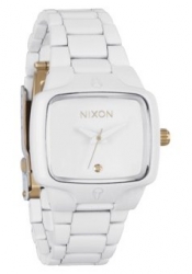 Nixon The Small Player All White/Gold Ladies´ watch