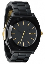 Nixon The Time Teller Acetate All Black/Gold ladies´ watch
