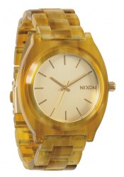 Nixon The Time Teller Acetate Champagne Gold / Amber
