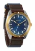 The Rover II Navy / Brown / Gold