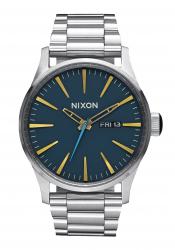 Nixon The Sentry SS Navy Brass wrist watch
