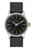 The Sentry 38 Leather Black Brass