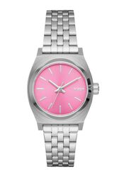 Nixon The Small Time Teller Silver / Pink