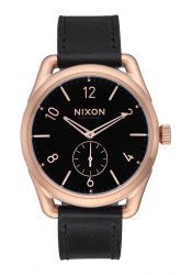 Nixon The C39 Leather Rose Gold / Black
