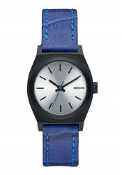 Nixon The Small Time Teller Leather Black / Blue Gator