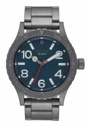 Nixon The 46 All Gunmetal / Dark Blue