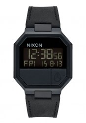 Nixon The Re-Run Leather All Black