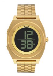 Nixon The Time Teller Digi SS All Gold wrist watch