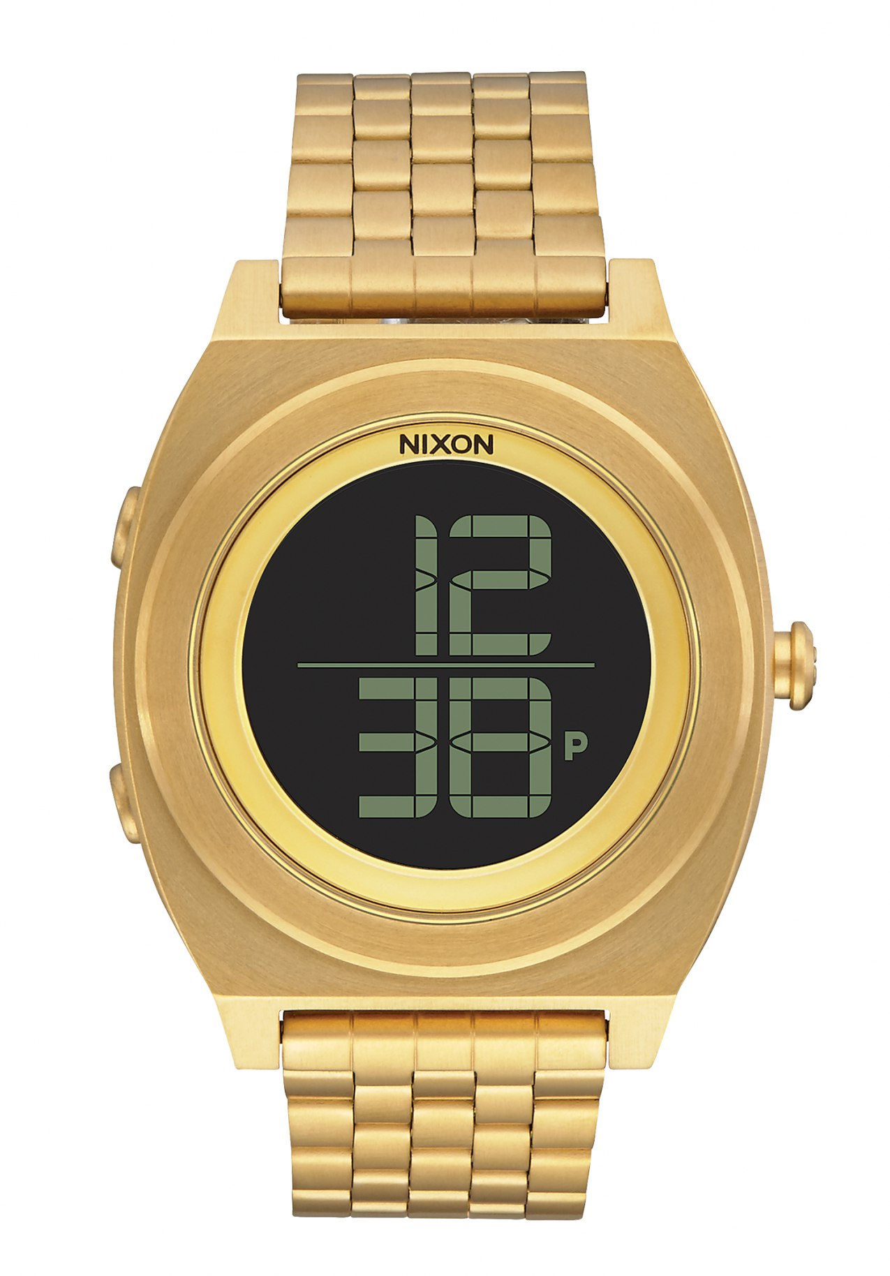 Nixon The Time Teller Digi SS All Gold wrist watch A948502 nur 88.20