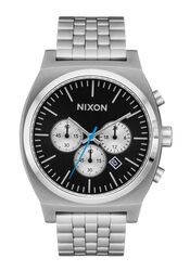 Nixon Time Teller Chrono Chrome / Black / Chrome Sunray