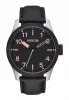 The Safari Leather Black / Rose Gold