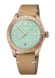 Oris Divers Sixty-Five Cotton Candy Wild Green