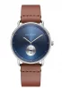 Herrenuhr Breakwater Navy Sunray Leather