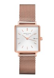 Rosefield The Boxy Mesh Rose Gold Ladies´ Watch