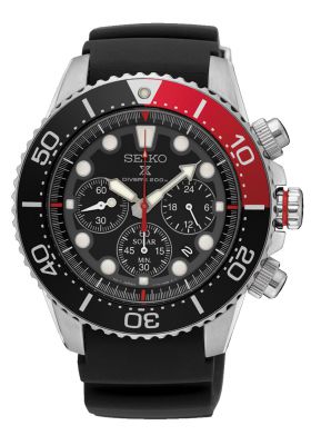 seiko solar chronograph divers watch