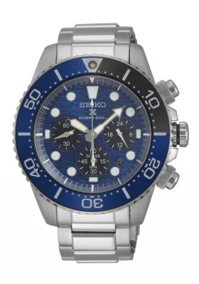 seiko solar chronograph save the ocean