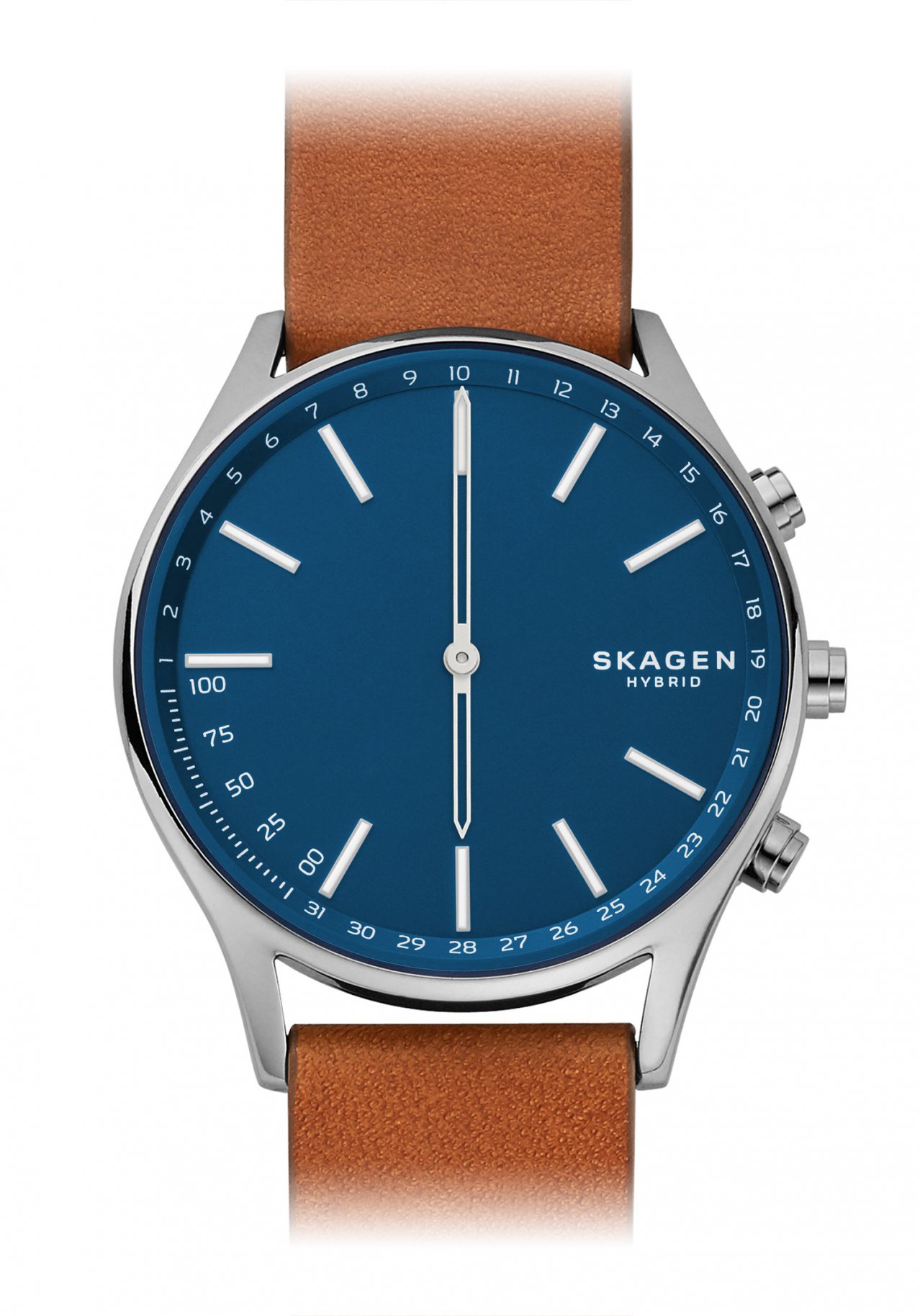skagen connected men's holst titanium hybrid smartwatch