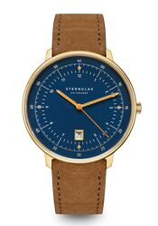 Sternglas Hamburg gold Quarz Velour Leather