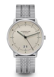Sternglas Naos Big Date Super Slim silver