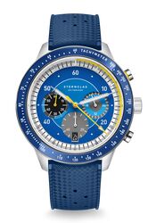 Sternglas Tachymeter 2.0 Blau Rubberstrap