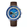 Tachymeter 2.0 Blau Modena dunkelbraun