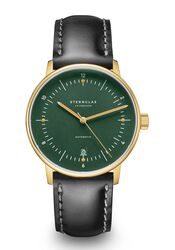 Sternglas Naos Gold Automatic 38mm Bridle Black