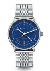 Sternglas Naos Pro GMT Automatic Blue Superslimarmband