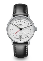 Sternglas Naos Pro GMT Automatic White Bridle black